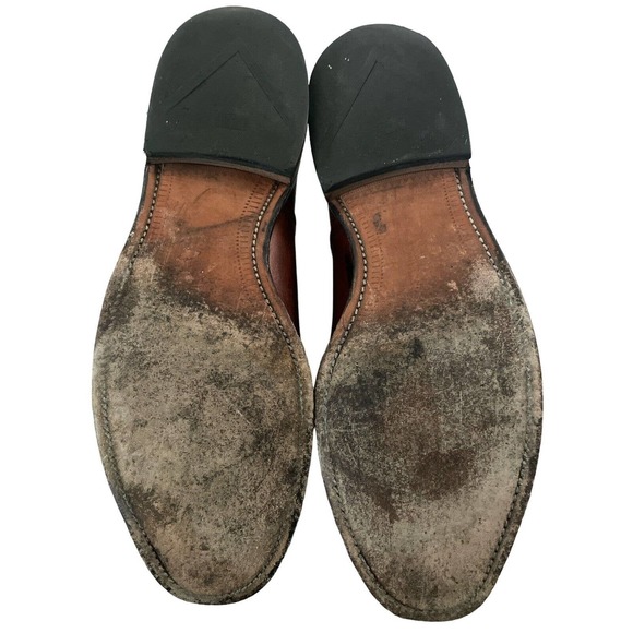Allen Edmonds Size‎ 9.5C Byron 2034 Cap-Toe Oxford Chili Brown Shoes Great Cond - Picture 8 of 8